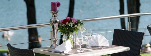 Seeterrasse des Restaurant Steinsee
